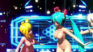 Mikus Steamy Naked Performance Unveiled in Project Diva Fantasia Mod