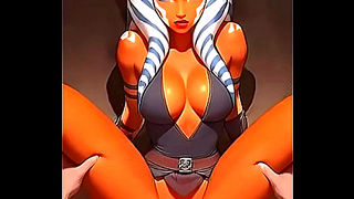 Ahsoka Gives In To Forbidden Desire With Trandoshan Lover Under Moonlight