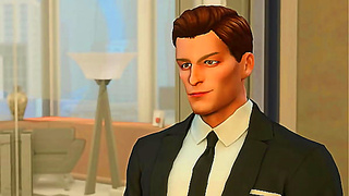 Suits Collide in Steamy Office Showdown – Rivalry Ignites Hot 3D Hentai Tryst