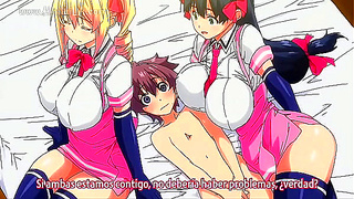 Passionate Hentai Threesome: Lovers Collide in Steamy Forbidden Encounter