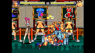 Asukas Hot gangbang fantasy unfolds in wild Hentai Mugen universe adventure