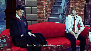 Harry Succumbs to Forbidden Magic in Hot 3D Triwizard Tryst