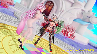 Koyoris Seductive 3D MMD Performance – Steamy Hololive Fantasies Unleashed