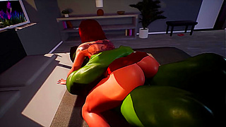 Hulk Claims Black Widow in Steamy 3D Hentai Tryst – Sultry Bold Encounter
