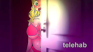 Curious Teen Stumbles Upon Steamy Parent Secret - Forbidden Cartoon Lust
