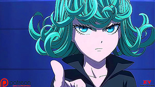 Tatsumaki Tempts a Brave Hero in a Fiery Hentai Tryst
