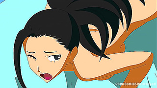 Momo Aizawa Seduces Young Izuku in Stepmom Fantasy – My Hero Academia Hentai