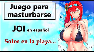 Curvy Temptress Teases You with Sultry Spanish MOANING by the Shoreline