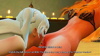 Yang Dominated in Hot RWBY Lesbian Encounter – Full HD 3D Adventure