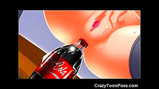 Curvy Goddess Tempts Fate with Bottled Pleasure in Sultry Solo Fantasies