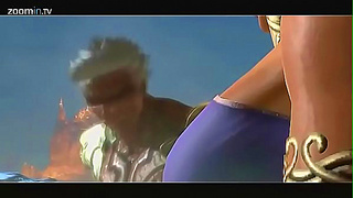 Busty Blonde Enchantress Commands MMORPG Realms with Seductive Power
