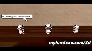 Foxy Blonde Beauty Rides Wild Dick in Hot 3D Hentai Fantasy