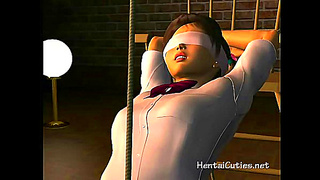 Tiny Beauty Tightly Bound in Rope — Steamy 3D Fantasy Encounter Begins