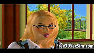 Ebony Goddess Savoring Deep Oral Bliss in Sensual 3D Encounter