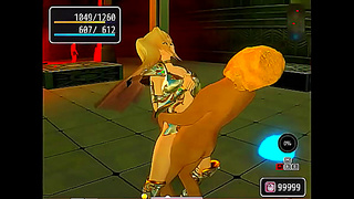 Blonde Teen Seduces Beastly Guard in Steamy Pricia Nights Encounter