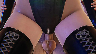 Captain Marvel Succumbs to Temptation in Hot 3D Hentai Tryst