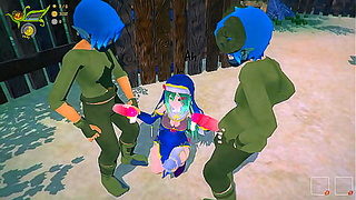 Seductive Step-Sisters Nun Fantasy Rampage in 3D Hentai Adventure