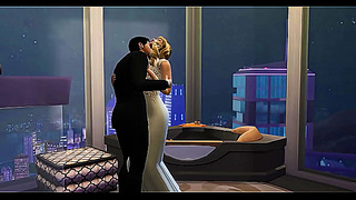 Scarlett and Colin Heat Up Wild 3D Hentai Sex Fantasy Together