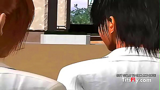 Seductive Hentai Tutor Shares Forbidden Desires in Sizzling 3D Fantasy