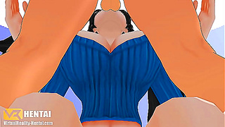 Robin Tempts Her Captain with Steamy Oral Pleasure Aboard the Ship