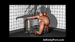 Submissive Doll Pleasures His Mistress in Wild 3D Hentai Training