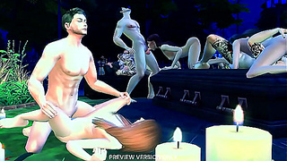 All Souls Night Heat: A 3D Hentai Tryst Unfolds – Full Version Preview