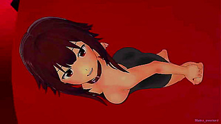 Megumin Thirsts for Steaming Shower Action Post-Spells – Wild Hentai Fun