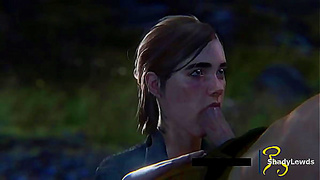 Ellie Dominates with Steamy Blowjob in Horny Hentai Moment