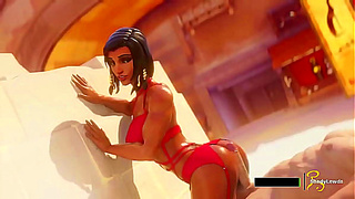 Pharah Dominates With Sensual Blowjob Tease in Steaming Hentai Encounter