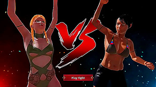 Judith Faces Off Against Dela in a Sultry 3D Hentai Clash Bare All