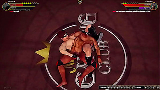 Vittoria Faces Lord Jerle in Heated Nude Battle from Fighter 3D