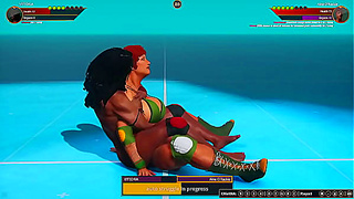 Vittoria Battles Aine in Heated Nude Clash – Sensual Fighters Collide