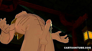 Ebony Goddess Ravaged in Hot Animated Lust Fest