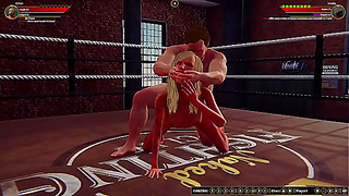 Emelia Clashes With Ethan in Steamy Nude Fight 3D Showdown
