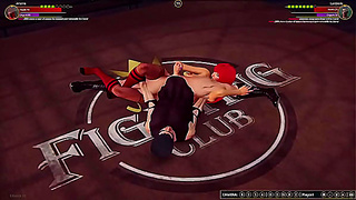 Artemis Faces Off Against Lord Jerle in Steamy Nude Combat Encounter