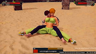 Gigi Faces Off Against Karen in a Sizzling Nude 3D Hentai Clash