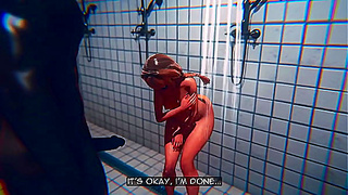 Gym Coach Claims Student in Hot Shower Fantasy – 3D Hentai Heat