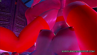 Voluptuous 3D Beauty Gets Filled Hard In Anal Delight