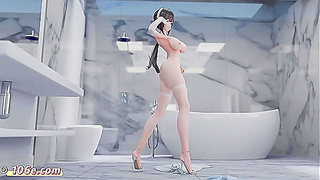 Zhenhais Seductive Solo Performance – Steamy Azur Lane Hentai Fantasia