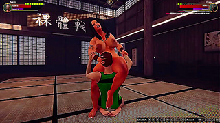 Baldwin and Vittoria Clash in steamy naked fight scene - NAKED FIGHTER 3D