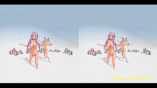 AquaSons Steamy VR Dance Unfolds in Lush MMD Fantasy World
