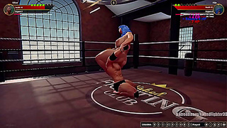 Terry Faces Off Against Stripped Rival in Fiery Fighting Game Clash
