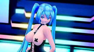 Miku Begs Love Me in Sultry 3D MMD Fantasy – Hatsunes Tempting Plea