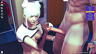 Cowgirl Takes Control in Steamy 3D Oral Encounter