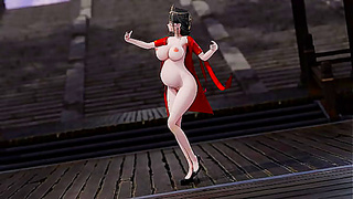 Voluptuous Scarlet Muse Celebrates Motherhood with Sensual Dance – Hanying Art