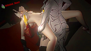Ruby Yields to Busty Futas Dominant Embrace – Sensual Moans Await