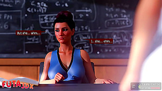 Seduction Class: Mistress Trains Busty Futa Pupil in Steamy Private Lesson