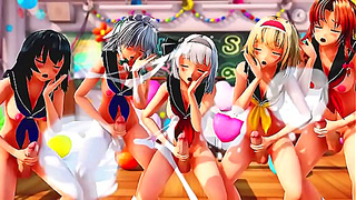 Busty MMD Futanari Takes Control in Electrifying Virtual Encounter