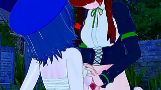 Rin Takes Control Over Yoshika in Steamy Futanari Showdown