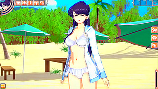 Komi Shatters Her Quiet Vibe with Hot Wild Fun in Koikatsu Adventure